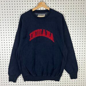 Indiana Hoosiers Small Crewneck Sweatshirt Reverse Weave‎ Steve Barry's READ Y2K